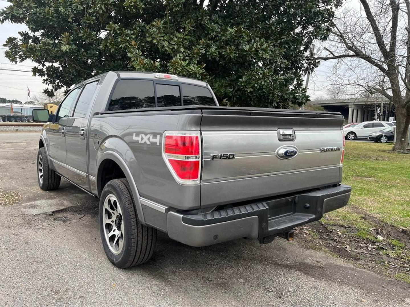 2010 Grey /Gray Ford F-150 Platinum (1FTFW1EV2AF) with an 5.4 V8 engine, Automatic transmission, located at 5700 Curlew Drive, Norfolk, VA, 23502, (757) 455-6330, 36.841885, -76.209412 - -2010 Ford F150 Platinum 4x4 -Loaded with all the options -Two tone interior -Heated/cooled seats -Back up camera -Premium sound -Bluetooth -Many more options not listed -4 brand new tires -Fresh oil change -New state inspection -Ready for a new owner -VADLR - Photo#4